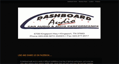Desktop Screenshot of dashboardaudio.com